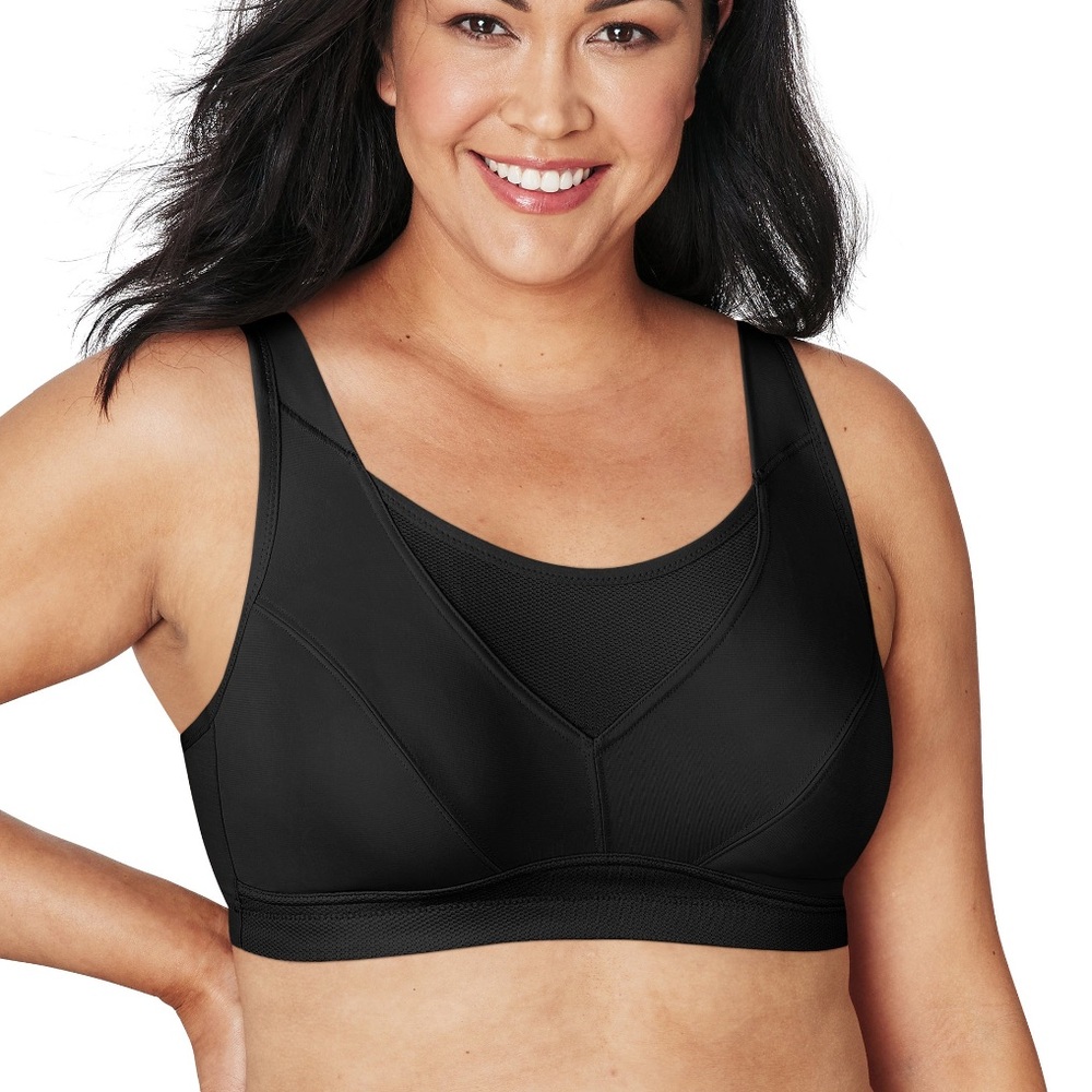 Playtex Black Racerback Sports Bra - Picture 1 of 5
